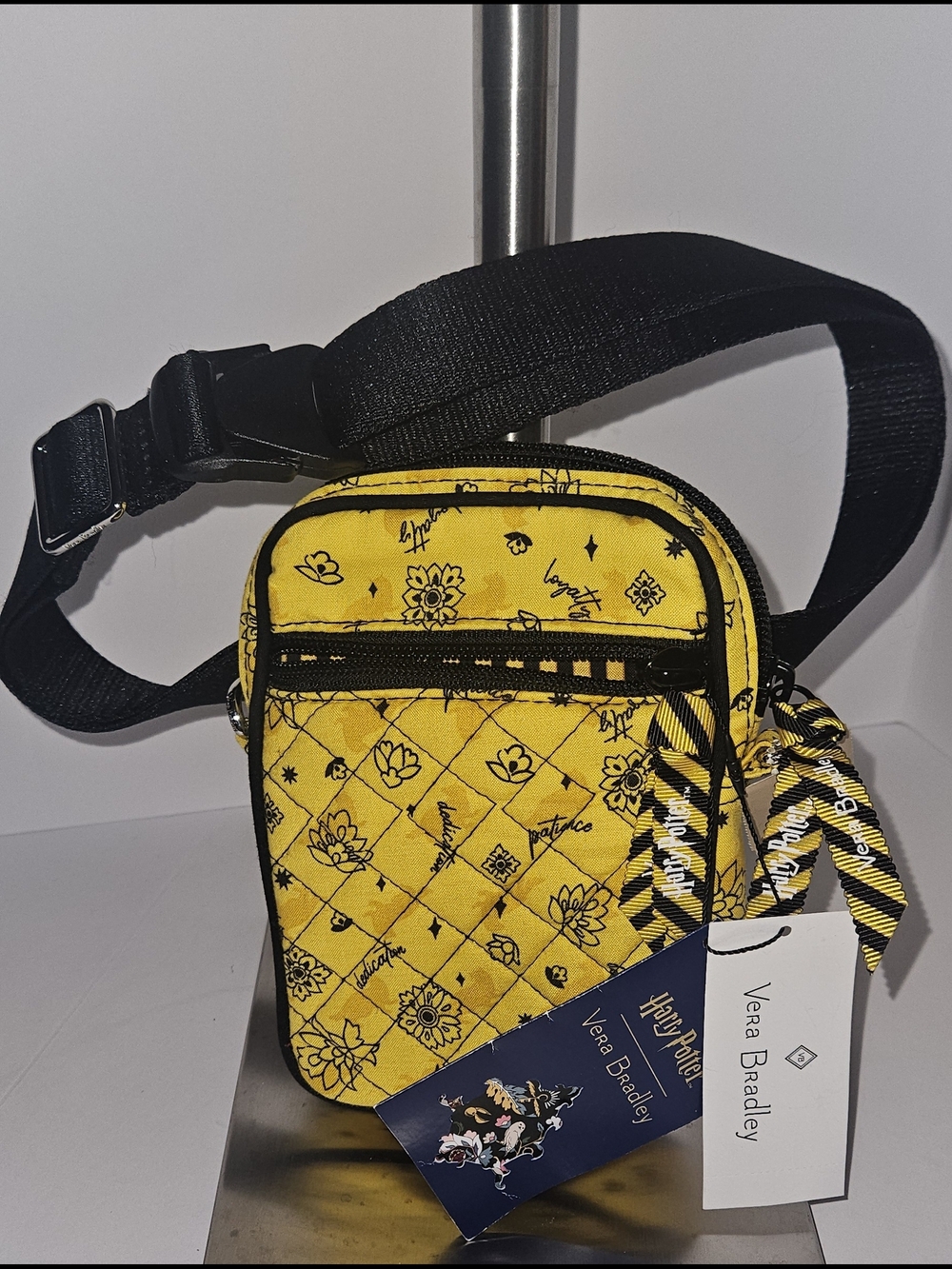 Vera Bradley Hufflepuff Elements Harry Potter RFID Small Convertible Crossbody
